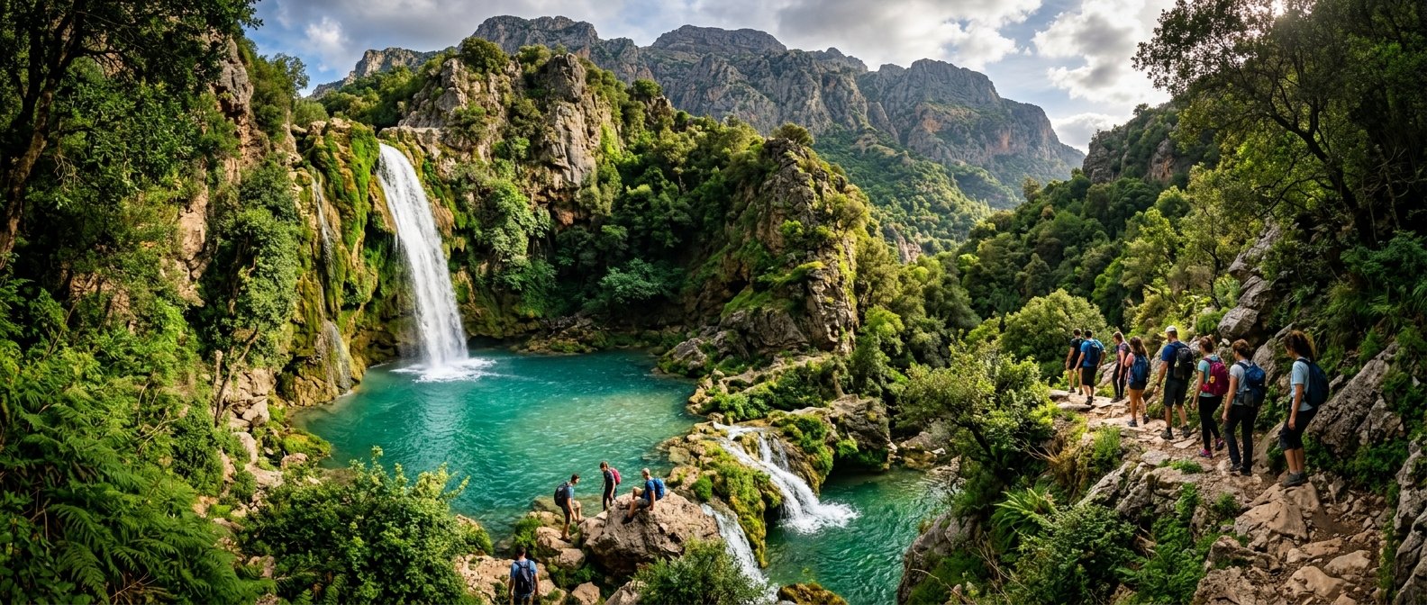 Akchour Waterfalls & God's Bridge Hike