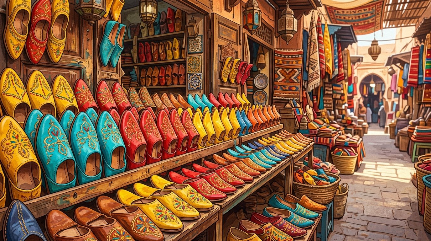 Babouche: The History and Hidden Meaning of Morocco's Pointed Leather Slippers