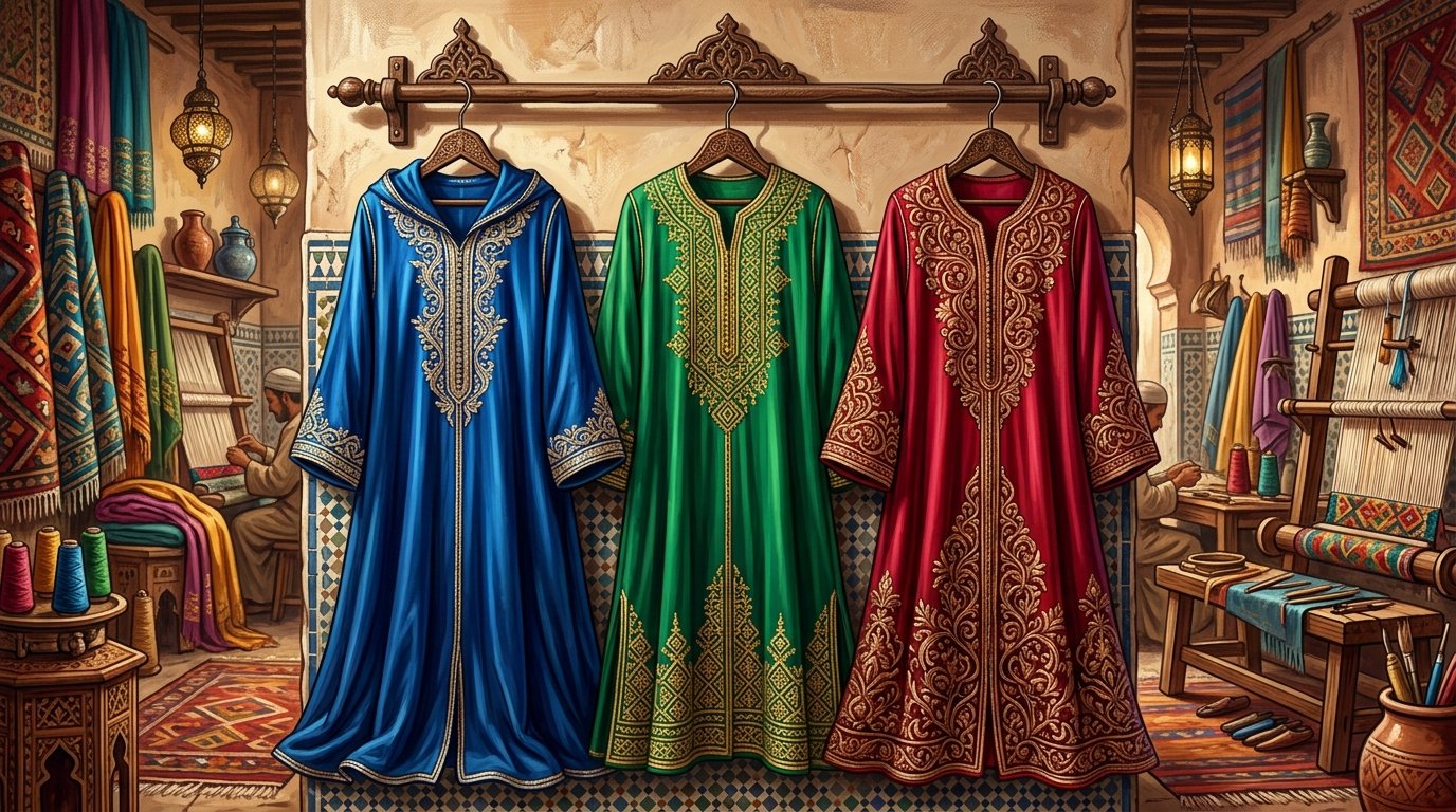 Djellaba vs Kaftan vs Takchita: The Real Differences Between Morocco's Three Traditional Garments