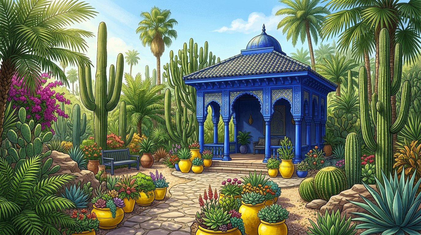 Majorelle Garden: How a French Painter's Marrakech Refuge Became Yves Saint Laurent's Final Resting Place